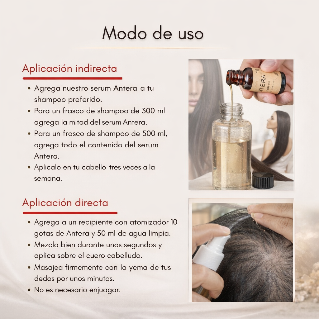 Kit SHAMPO + Tónico Antera⭐